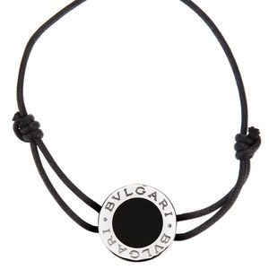 BVLGARI Black Adjustable Bracelet